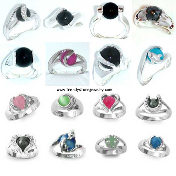 silver interchangeable rings